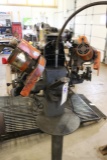 Oregon 511A auto blade sharpening system with 2 Silveg press chain grinders