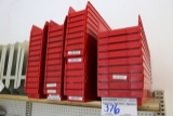 Red part bins to go