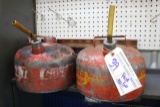 Pair of gas cans