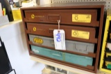 4 drawer parts bin of inventory