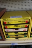 Servalite 5 drawer parts bin with inventory