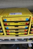 Servalite 5 drawer parts bin with inventory