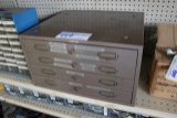 4 drawer parts bin of inventory