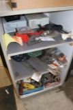 Wood cabinet with inventory to go