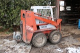 Gehl 3510 gas skid steer loader, T-Handle controls, 1589 hours on meter, ru