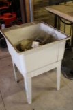 Plastic sink with parts