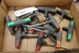 Flat of Craftsman T-Handle wrenches