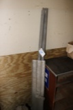 Concrete bow float with poles