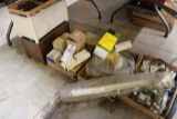 Misc under table all to go - parts/gaskets/coils