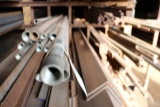 Row of New/old steel inventory