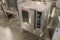 Blodgett half size gas convection oven with portable cart - damage on side