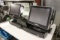 Stealth Touch POS system with 2 touch screens, 2 slip printers & 2 cash dra