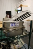 Times 5 - 12 x 20 x 4 stainless insets with lids