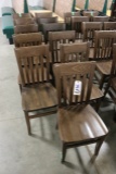 Times 12 - Wood slat back dining chairs