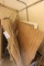 Pile of assorted wood counter top misc.