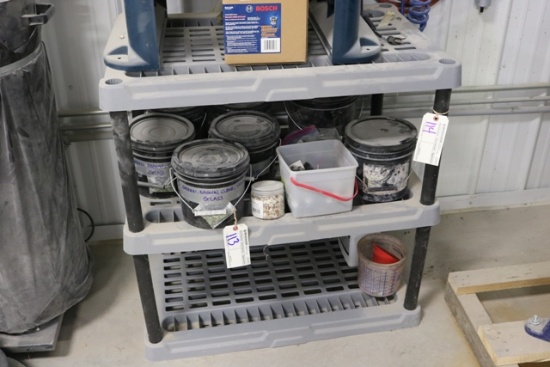 36" Plastic 2 shelf rack