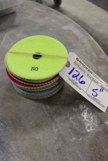 5" Polishing and sanding pads