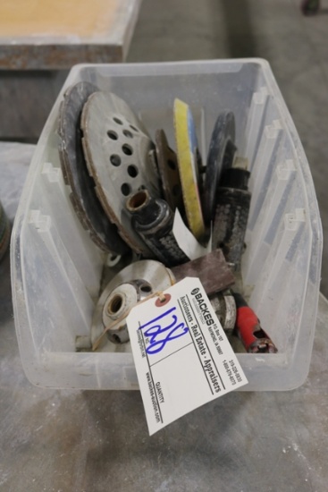 Assorted grinding tool attachments