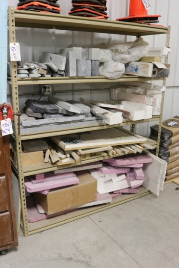 18" x 60" light industrial wall rack