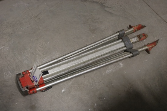 Aluminum transit tripod stand