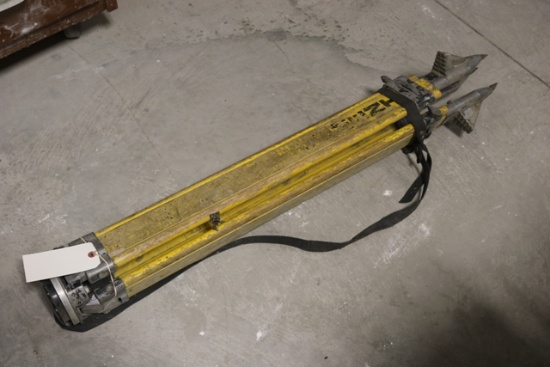 Wood transit tripod stand