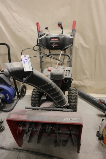 Craftsman 26" snow blower with electric start
