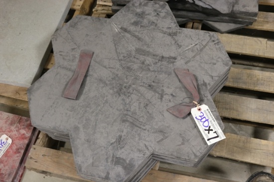 Times 7 - Rubber concrete stamps with slate stone finish