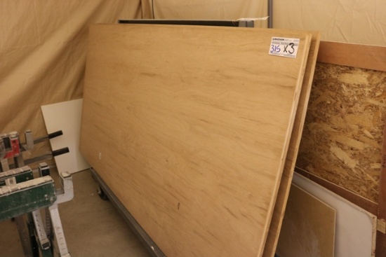 Times 3 - 4' x 8' x 3/4" 2 sided oak plywood