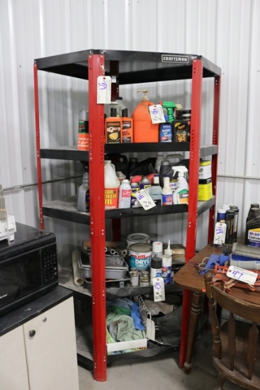 32" x 32" Craftsman corner metal rack