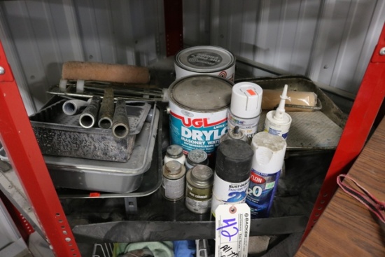 Misc. spray paint, painting supplies