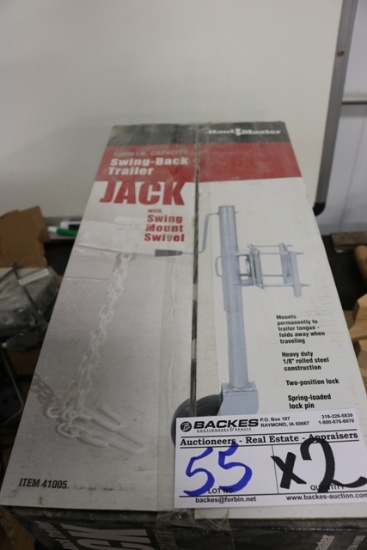 Times 2 - New Hall Master swing back trailer jack