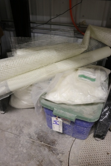 Assorted fiberglass mesh and roll mesh