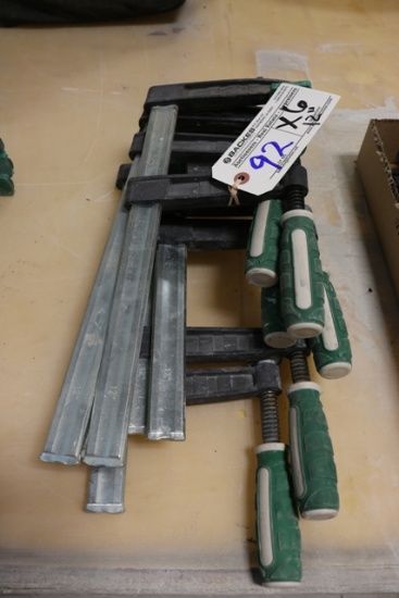 Times 6 - Master force 12" hand clamps