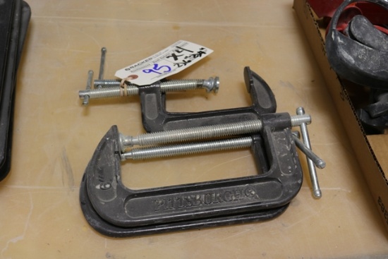 Times 4 - Pittsburg clamps 2) 4" & 2) 6"