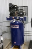 CASTAIR 80 gallon vertical air compressor 5 hp. 1 ph. - Nice!