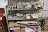 All stone, Styrofoam, visqueen on rack to go