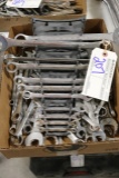 Box of Craftsman and assorted wrenches