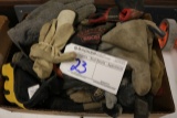 Box of assorted gloves
