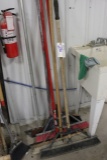 Misc. push brooms and squeegees