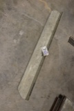 4' Wacker aluminum concrete screed board for power vibrator