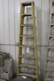 8' Werner fiberglass double sided step ladder