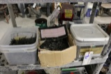 Shelf with assorted form nails