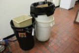 Garbage cans & brute barrels