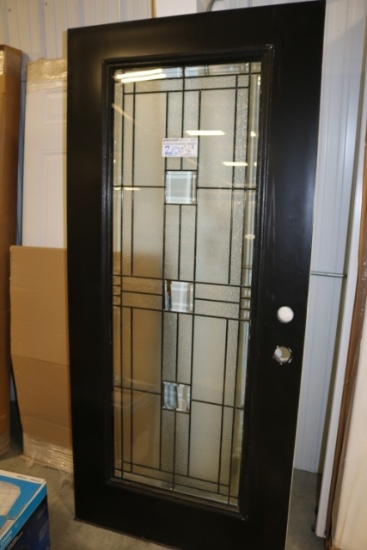 3-0 x 6-8 exterior door with full glass - no frame