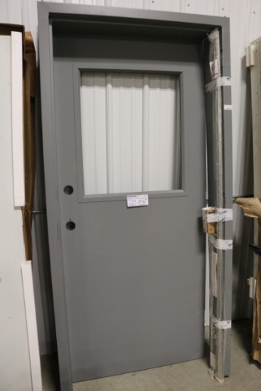 3-0 x 6-9 exterior steel door with frame