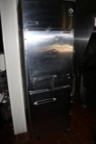 McCall MCCR25-SH stainless 2) 1/2 door cooler - buying as is - no power to
