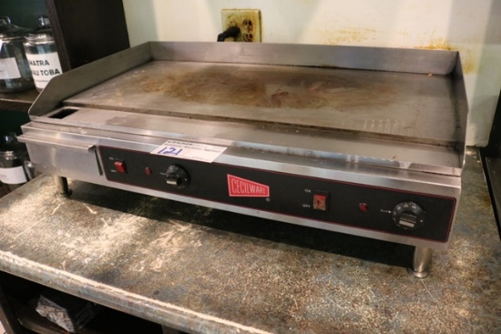 Cecilware 36" electric flat grill 1 phase