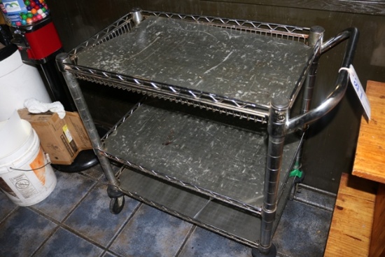 18 x 30" wire bus cart