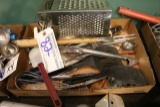 Box kitchenware, spatulas, tongs, & shredder