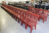 Times 29 - Cherry finished slat back dining chairs